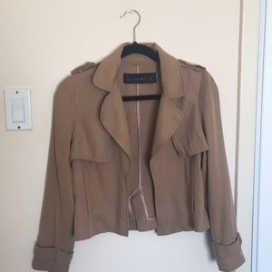 Zara basic flowy trench coat